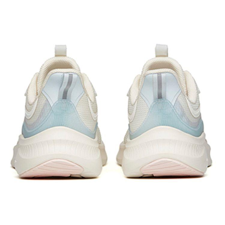 Anta Feihong Soft Sole Shock Absorbing Non-Slip Wear-Resistant Low-Top Running Shoes Women Sneakers White Blue 922135541-5