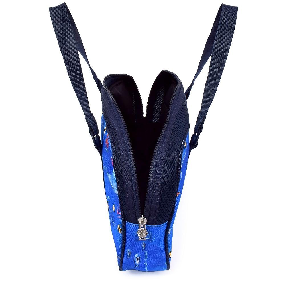 COLORFUL CANDY STYLE Calligraphy and Blue for elementary school with shoulder for one cloth for wiping your brush bag, water-repellent lightweight,