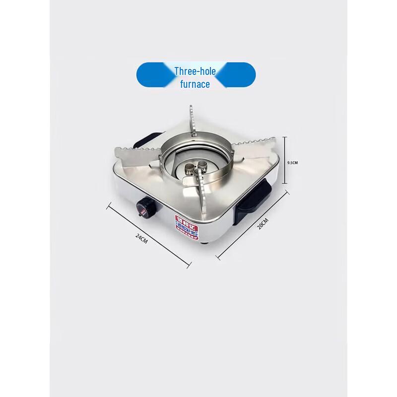 Deyan Outdoor 3-Burner Portable Camping Stove Set