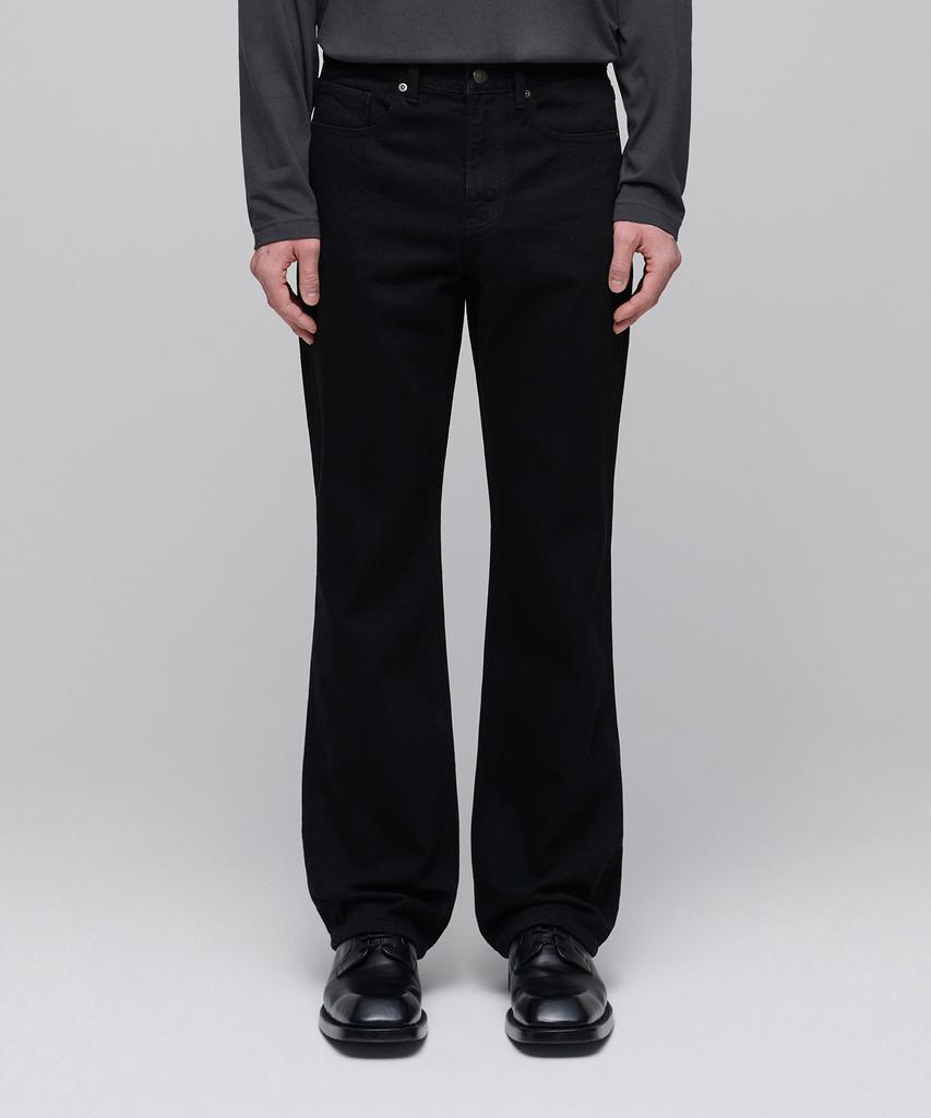 MUSINSA STANDARD Semi-Bootcut Denim Pants [Black]
