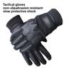 Full-Finger Gloves of Black Cycling Tactical Half-Finger Gloves Outdoor Training Field-Use Wear-Resistant Protective Gloves