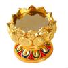 62KD Ghee Lamp Holder Home Table Centerpieces Lotuss Desk Holder
