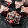 Paladin' Sacrifice RPG Dice Set of 7 Metal Dice
