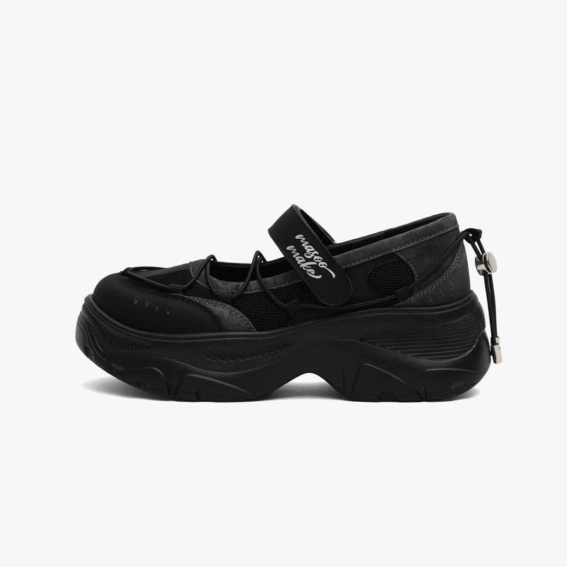 Yueyu new summer 2025 new thick-soled Mary Jane shoes women's small height increase single shoes versatile casual shoes