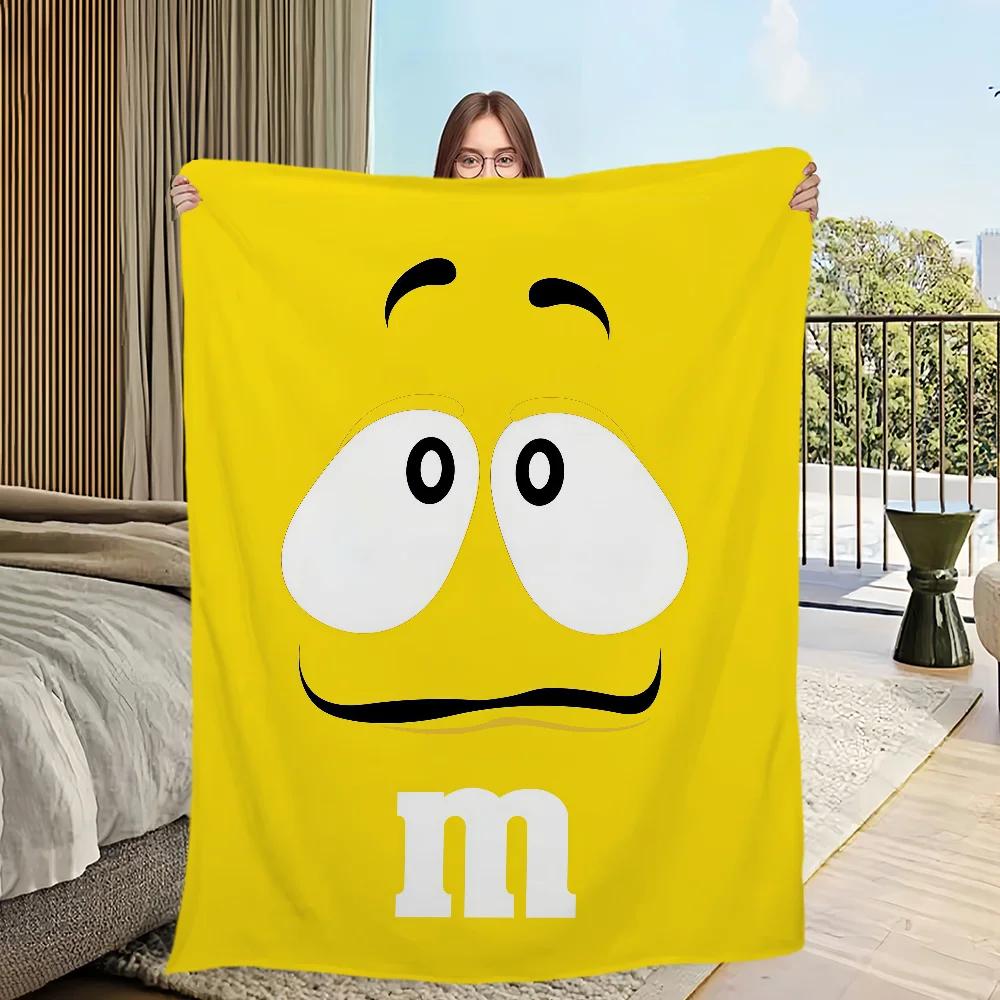 Cozy Cartoon Art Plush Throw Blanket for Sofa Bedroom Travel Soft Flannel Funny Gift for Home Office Fashion