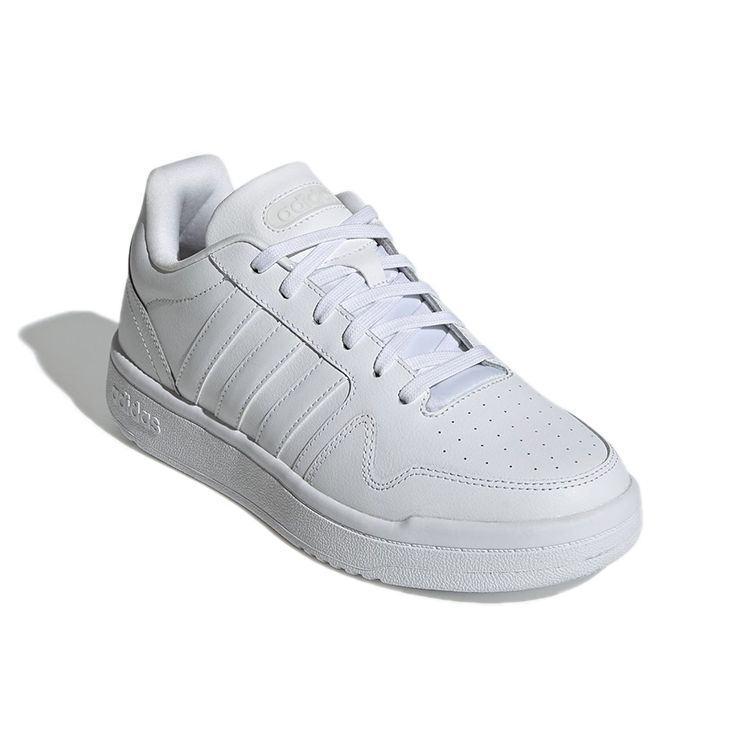 Adidas Neo Postmove Synthetic Leather Comfortable Low-Top Skate Shoes Women Skate Shoes Cloud-White H00456