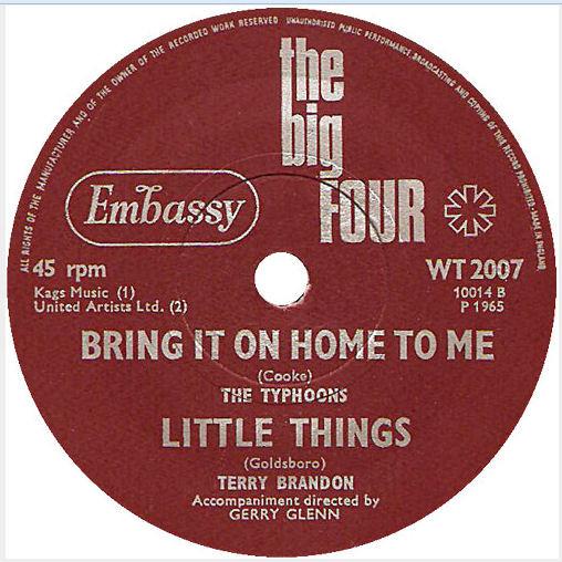 

7inch Record VARIOUS - The Big Four WT2007 Embassy 1965 UK Pop Used