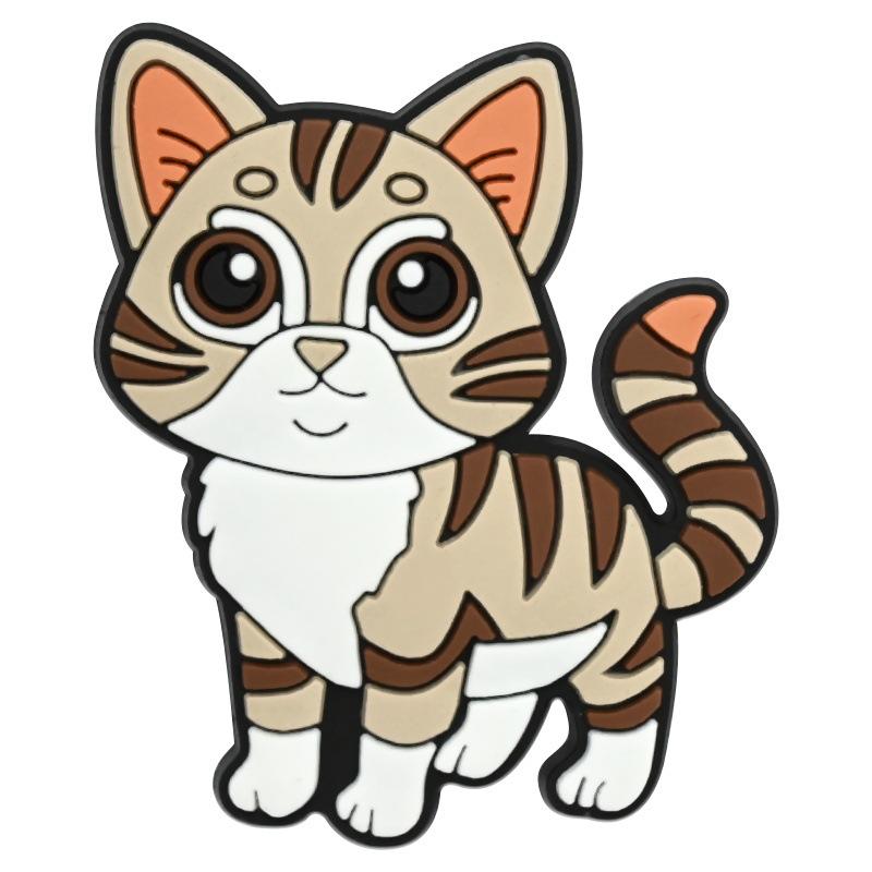 10Pcs 2D Flat Cute Pvc Fridge Magnets Cartoon Farm Animal Dishwasher Magnets With Kitten Puppy Bunny Fun Home/School/Party Decor
