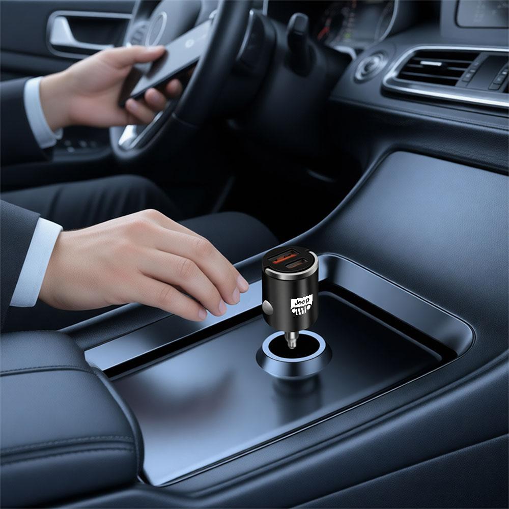 Car Charger Fast Charging Cigarette Lighter Adapter ONE-TO-TWO Charger For Jeep Grand Cherokee Wrangler Renegaed Compass Patriot ANP1