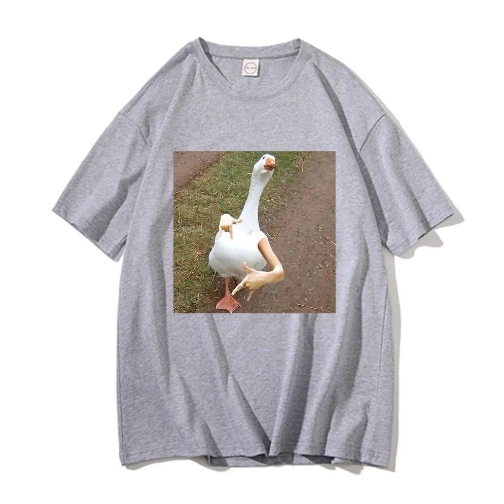 Swagged Out Goose Grafické tričko Legrační Unisex tričko Unisex Bavlna Trička Unisex Ženy Móda Ležérní Nadměrná trička s krátkým rukávem