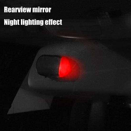 Car Interior Lights Solar Anti-Theft Warning Light Rechargeable Energy-Saving Car Snow Removal Device for SUV Sedan Off-Road