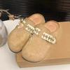 Fashion Spring Platform Women Slippers Flats Mules Shoes Slingback Casual Walking Shoes 2025 New Trend Casual Dress Women’s Zapatillas