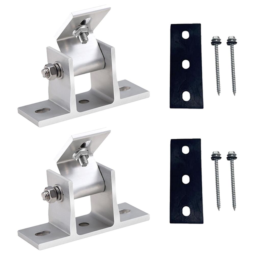 Montážní držák solárního panelu Modulové držáky PV Montážní nastavitelný držák Hliníková sestava Střecha Plochá Fotovoltaická podpora