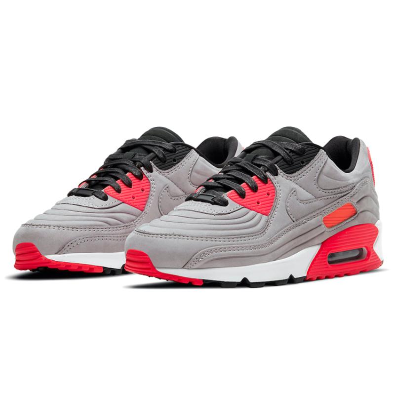 Nike Air Max 90 Qs Lux 'Night Silver Crimson' Sneakers Casual Shoes CZ7656-001