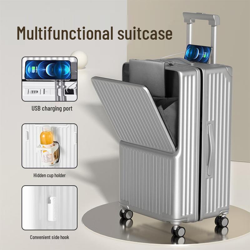 OEING Front-Opening Hardshell Spinner Luggage