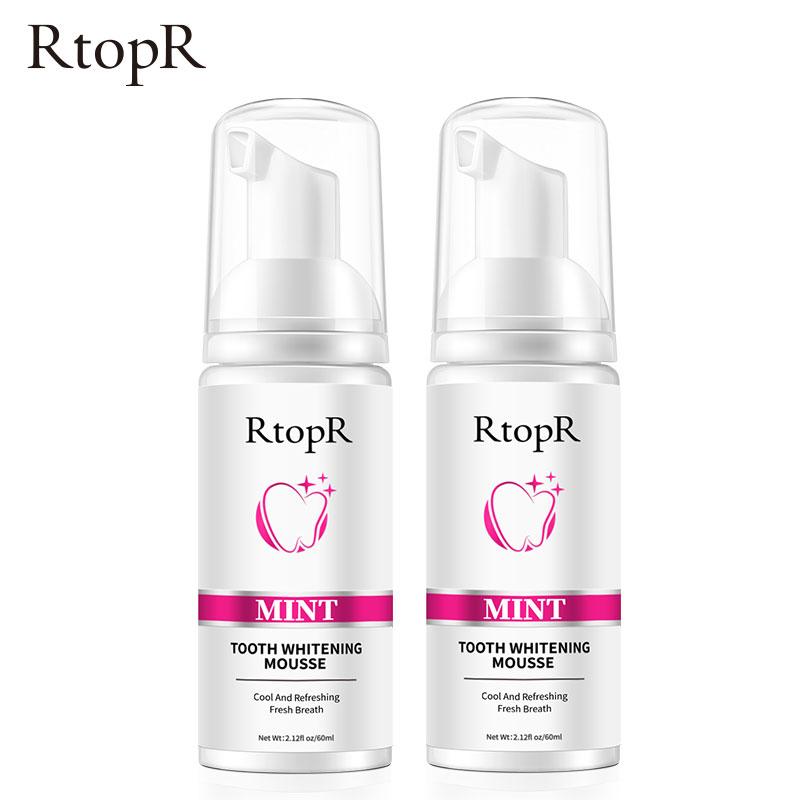 RtopR Mint Teeth Whitening Mousse  Dazzle White Teeth Clean Stains Repair Gums Healthy Improve Oral Refreshing