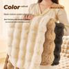 Non-Slip Rabbit Plush Winter Sofa Cushion & Tatami Blanket