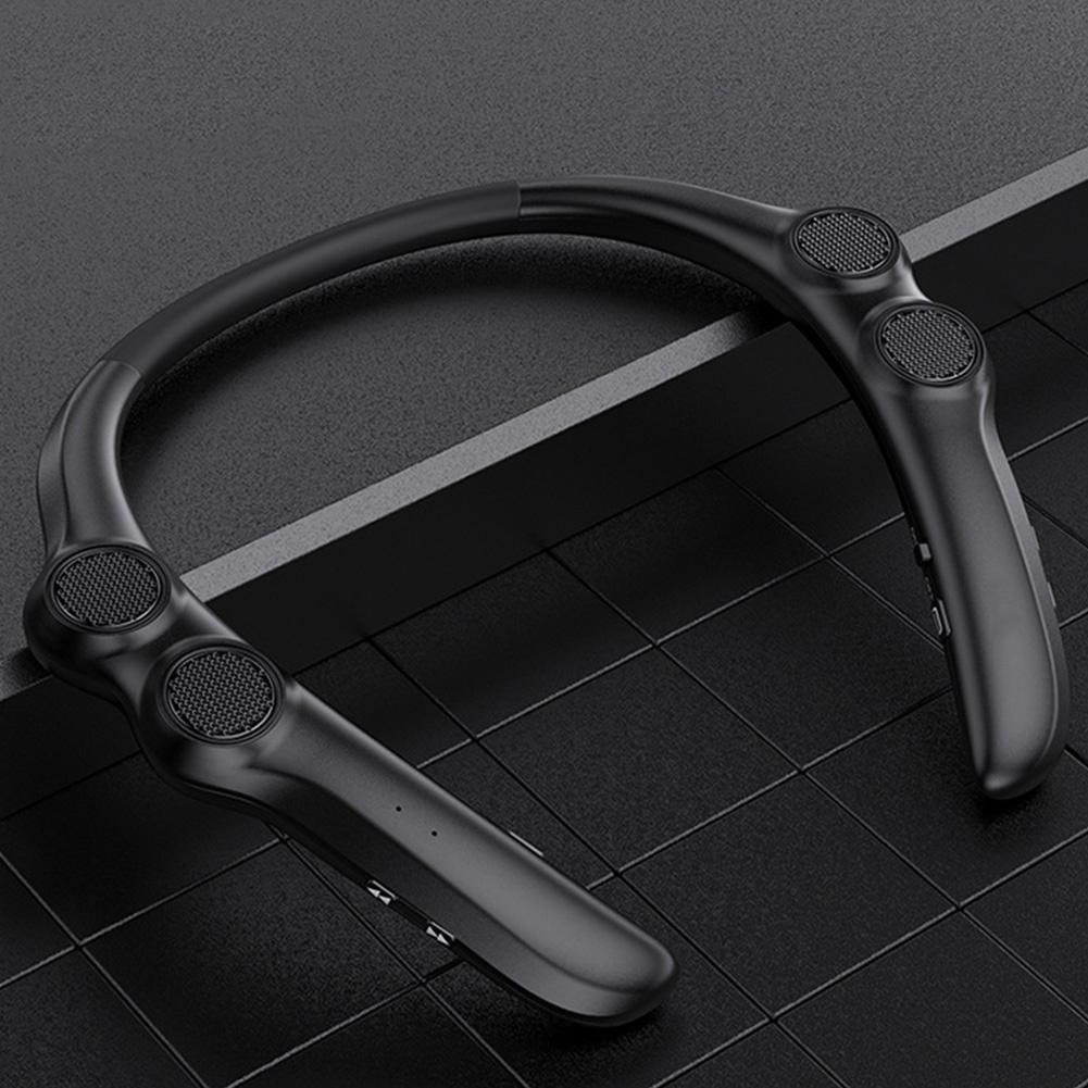 Wearable Bluetooth-compatible Speaker Hang Neck Wireless Stereo Bass Portable