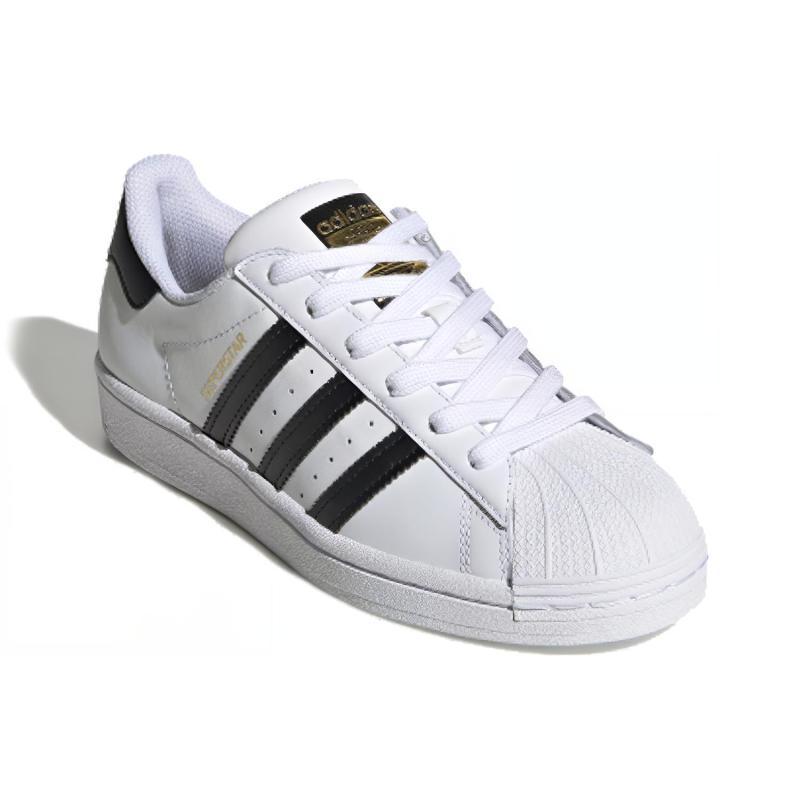 Adidas Superstar Cloud White Core Black Gold GS Sneakers FU7712