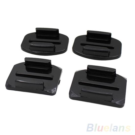12Pcs Flat Curved Adhesive Mount Camera Base for SJ4000 Gopro Hero 1/2/3/3+