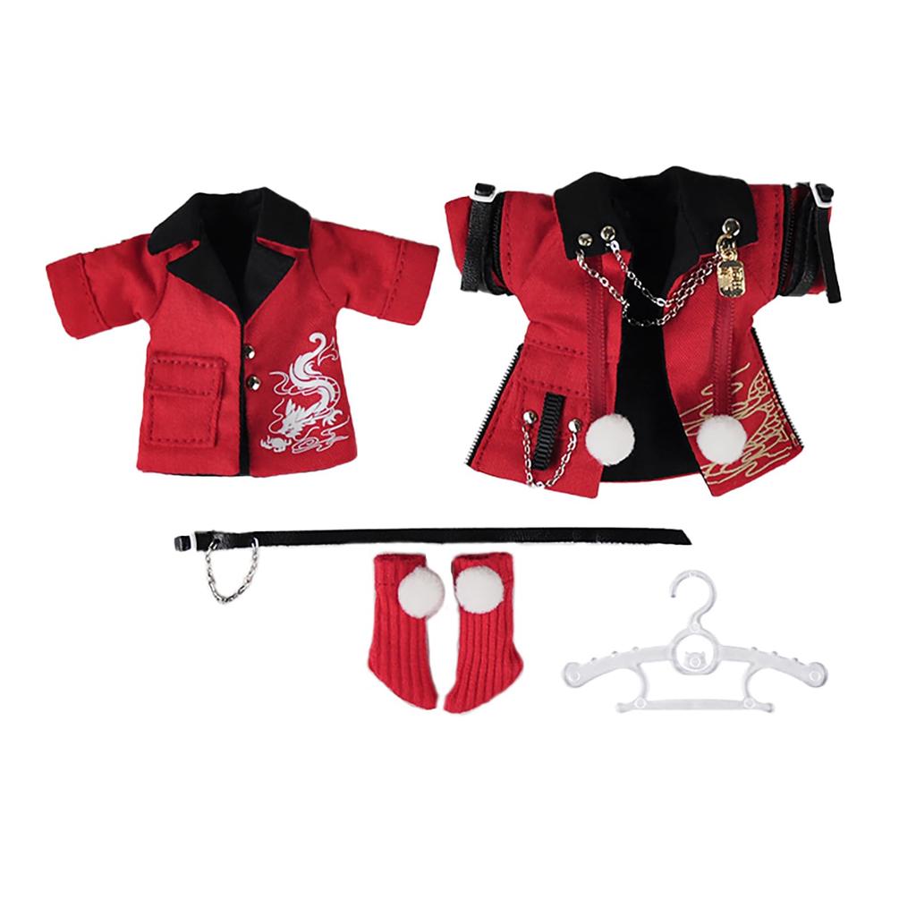 YMY New Year Red Set OB11 BJD GSC 112 Scale Doll Clothes Cute Accessories Gift