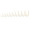 500Pcs Box High Carbon Steel Fishhooks Sharpened Barbed Circle Fishing Hooks Set 3 12 (#3)