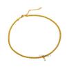 European & American Colorful Zircon Pendant Necklace with 18K Gold-Plated Copper Clavicle Chain - Women's Unique Design YS31