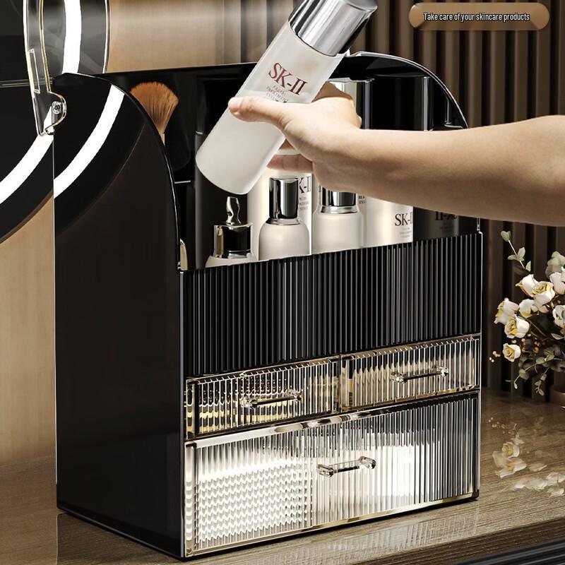 Handun Dustproof Acrylic Cosmetic Storage Organizer
