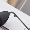 Classic Vintage Metal Sunglasses Men's New Driving Sunshade Sun Glasses Outdoor Sports Ellipse Eyewear UV400