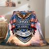 1Pc 250Th Anniversary Of The United States Blanket For Camping&Travel Suitable For Sofa Bedroom Living Room For All Four Reasons