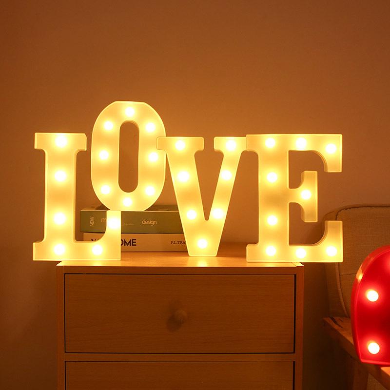 Popular 26-Letter Alphabet, Number & Symbol Lights for Events & Decor