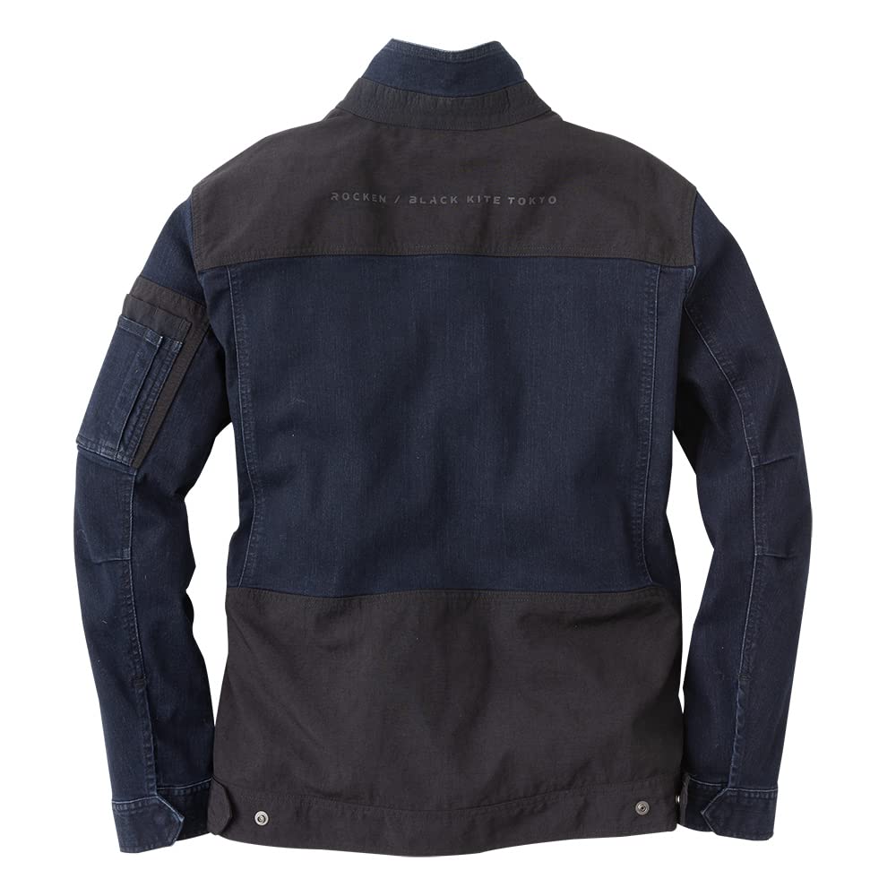 [CO-COS] RKN-6980 [ROCKEN BLACK KITE TOKYO] Stand-Up Blouson Indigo 4L