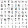 New Copper Cat Dog Panda Owl Hedgehog Mouse Pendants Charms Beads Fit Original Pendant Bracelet Diy Jewelry For Women