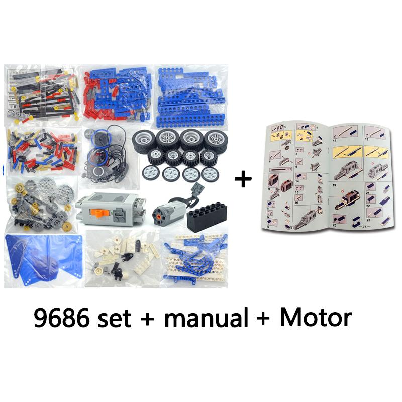 9686Technical Parts Multi Technology Programming Educational School Students Learn Building Blocks Power Function Set for Kids