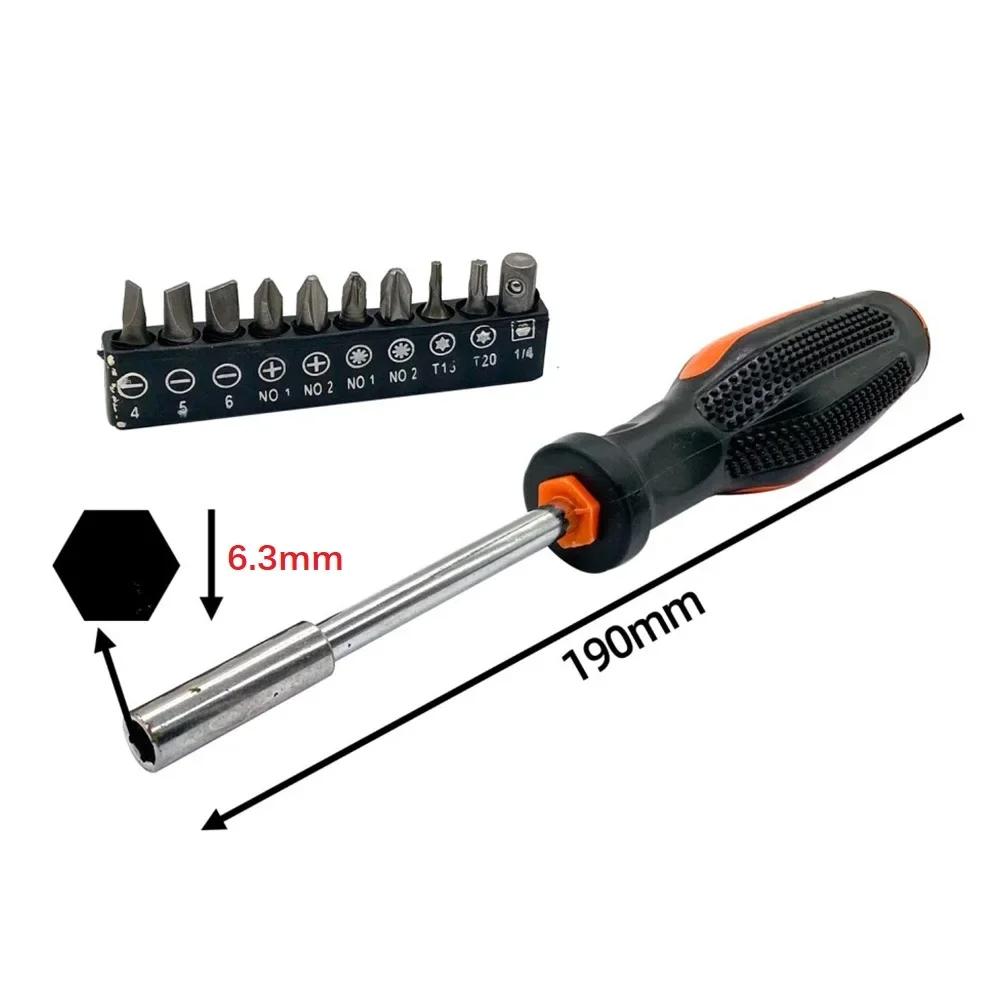 11 Pcs Screwdriver Set Multifunction Magnetic Hex Screw Bit Socket Handle Set Repair Manual Tools Precision Household Hand Tool China Mainland