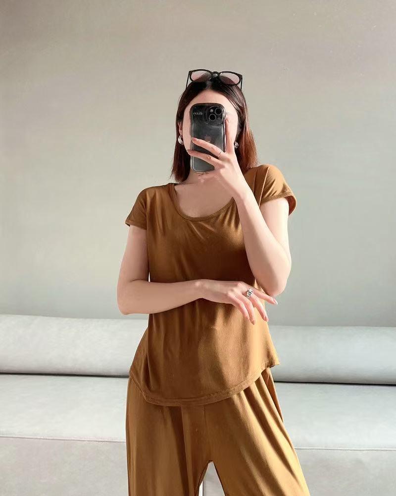 Women's Modal Sleeveless Thin Base Layer T-Shirt - Round Neck, Loose Fit, Plus Size, Solid Color, Slimming Top for Spring/Summer