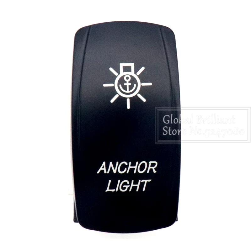 For Car Truck Marine 12V/20A 24V/10A Boat Rocker Switch Toggle 5Pin SPST / 7Pin DPDT ON-Off Switch with LED Light