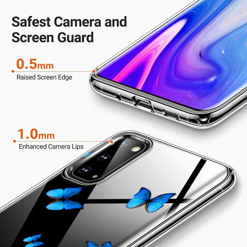 Fluture frumos pentru Samsung Galaxy A01 A11 A12 A22 A21S A31 A41 A42 A51 A71 A32 A52 A72 A02S Husa din silicon