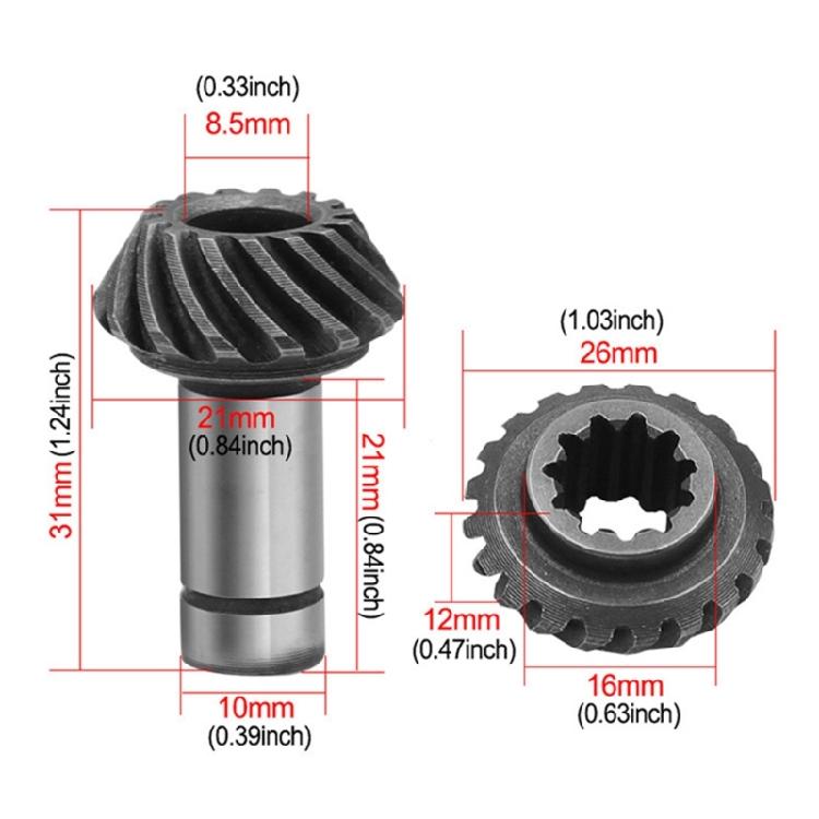 Professional Metal Gear Working Head Drive Gear Compact Used for Trimmer Cutter