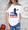 Pope Chicago Unisex T-Shirt Catholic Christian Tee Robert Prevost Sox Gift S-5XL