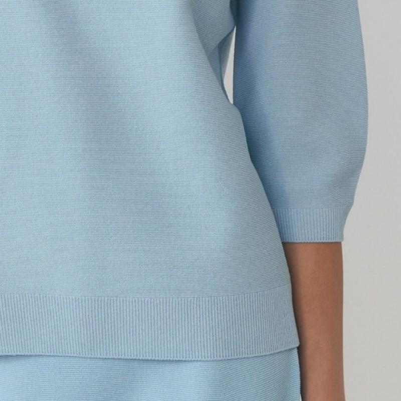 2nd Skin Comfortable Air Knit 7 Sleeve Top Adwst2200