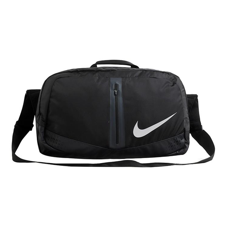 Nike Große Kapazität Polyester Reisetasche Handgehalten Schulter Crossbody Sporttasche Unisex Taschen Schwarz CN0229-045