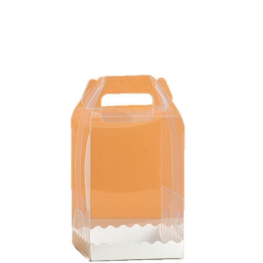 Four-Inch Transparent Cake Box with Handle for 2/3/5/6-Inch Western-Style Pastries