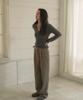 OURO Collar Alpaca Knit [ Charcoal ]