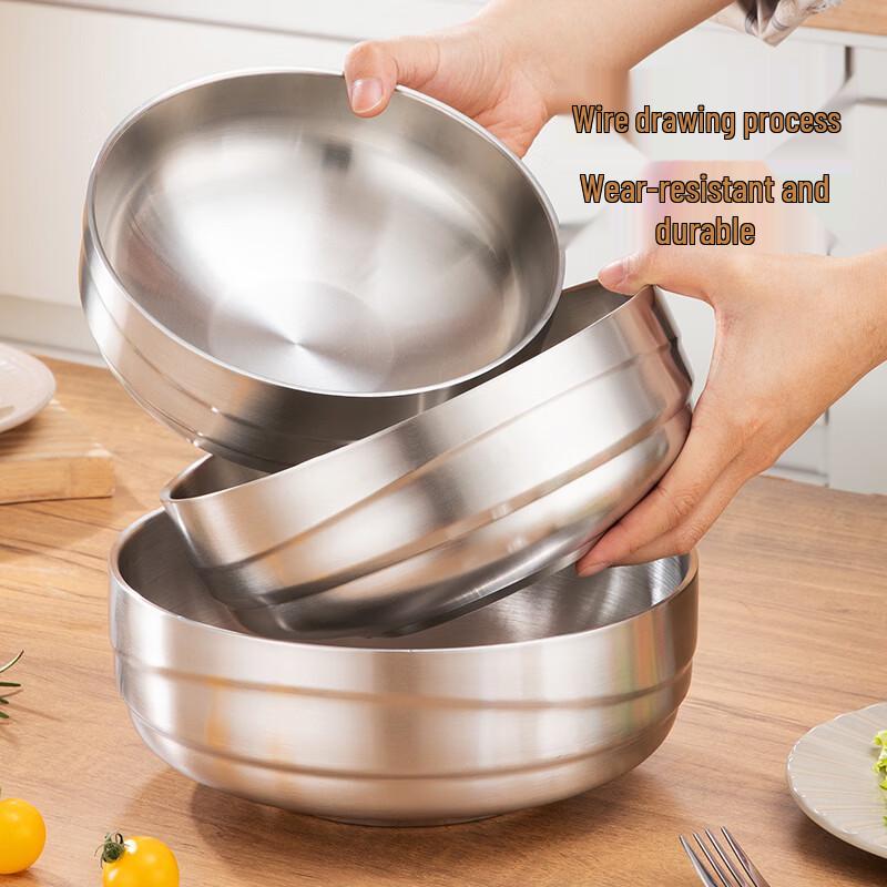 SPSR 316 Stainless Steel Korean Style Soup Bowls