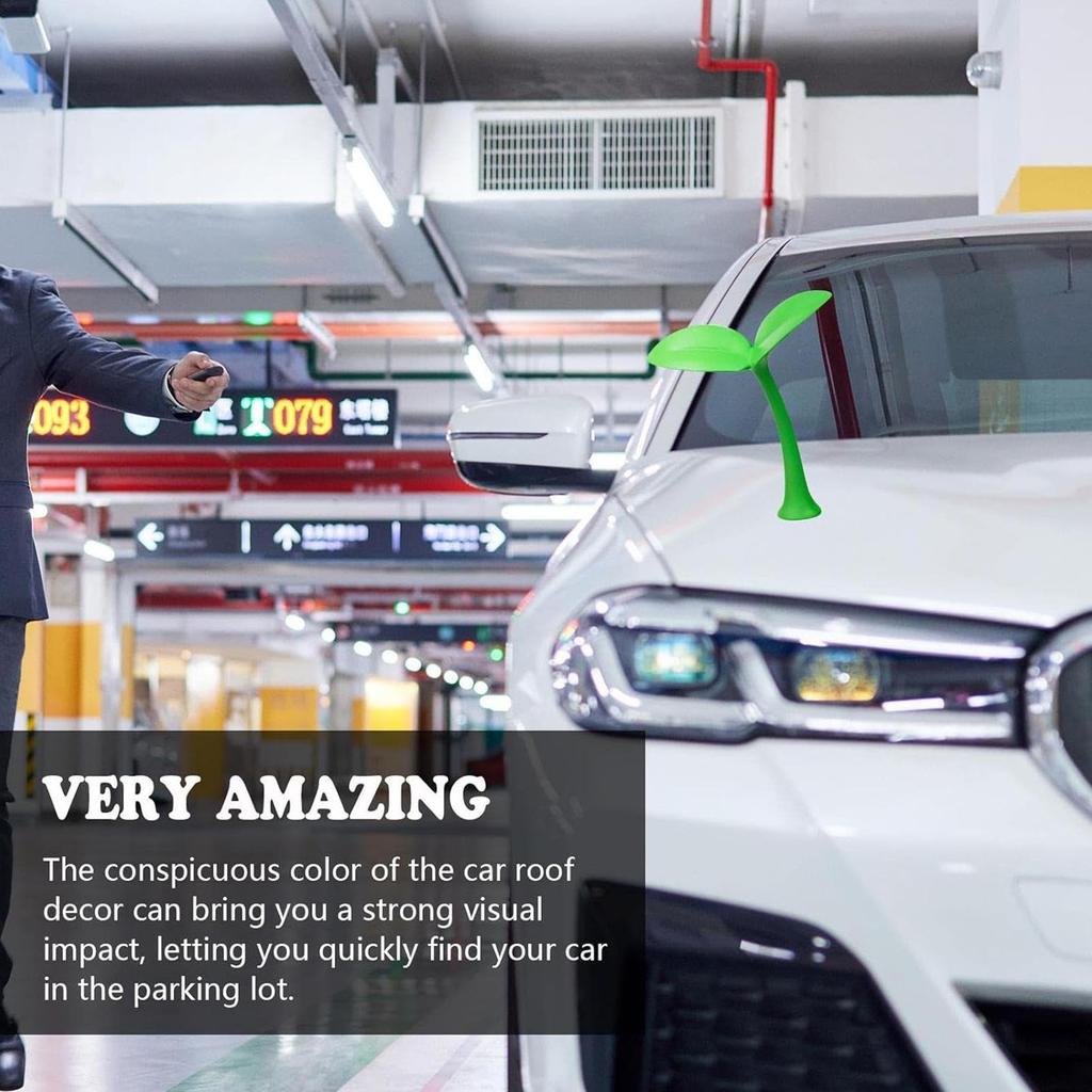 Creative Roof Sapling Car, Car Roof Decoration | Creative Anti-collision Car Sticker- Car Roof