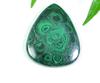 AA++ Gorgeous Malachite Cabochon Designer Pear Loose Gemstone 33X43X05 MM SK-476