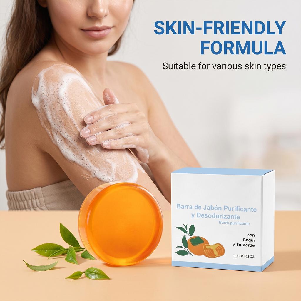 Persimmon Bath Soap Daily Cleansing and Fragrance for the Whole Body