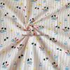 100% Cotton Digital Print Stripe & Floral Fabric for Kids' & Women's Wear, Pajamas, Homewear, Tablecloth DIY