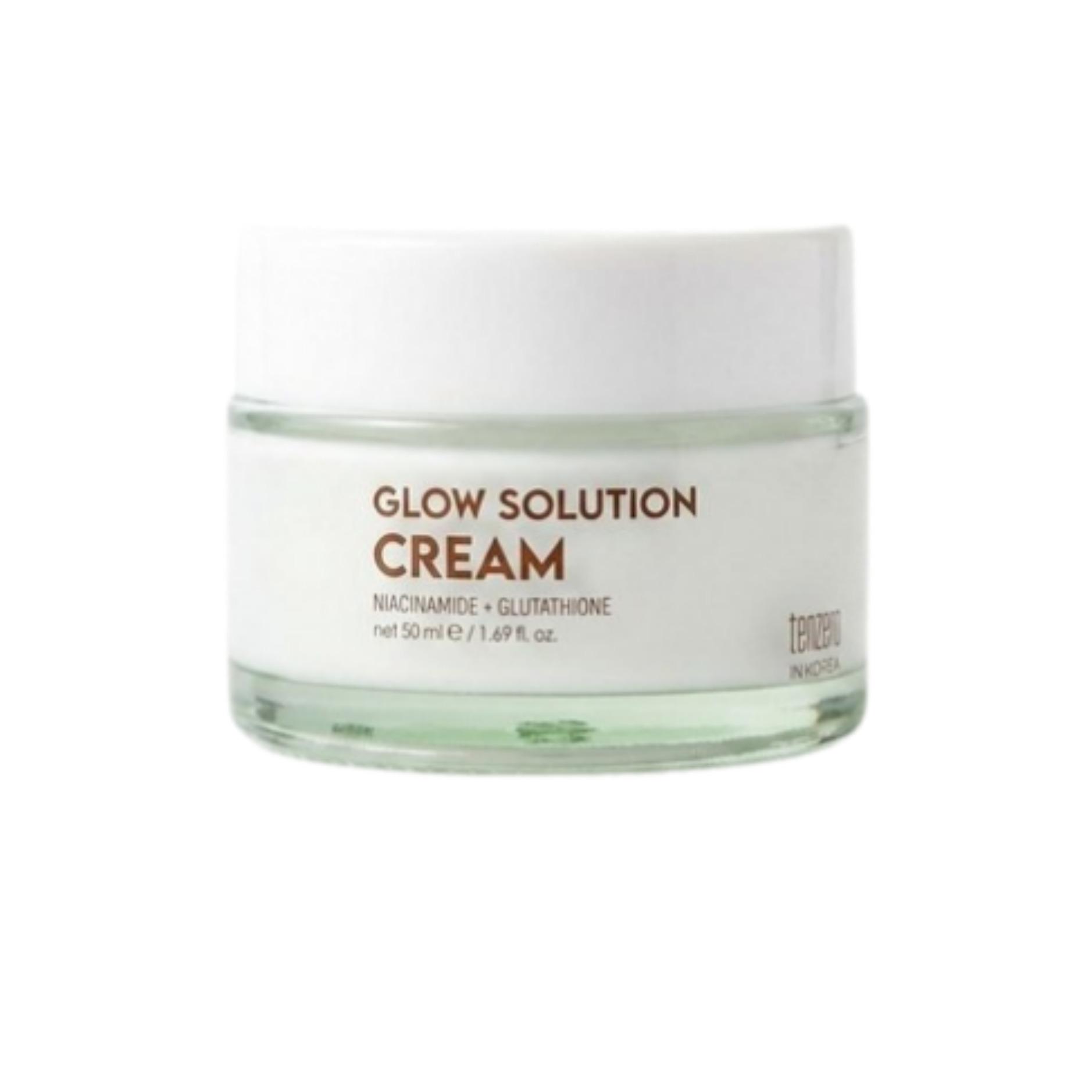 

[TENZERO] Glow Solution Cream Brightening Hydrating Radiance Face Moisturizer 50ml